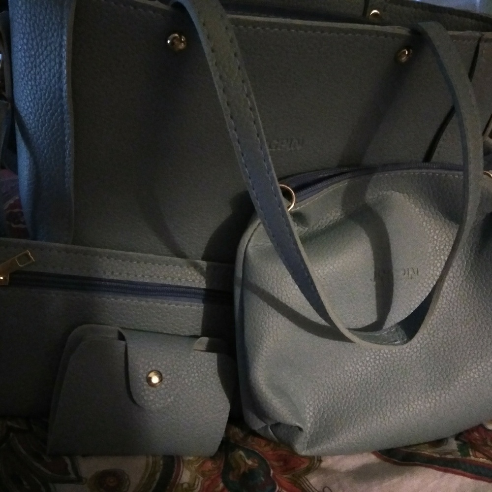 Tote + Shoulder bag + Clutch + card holder